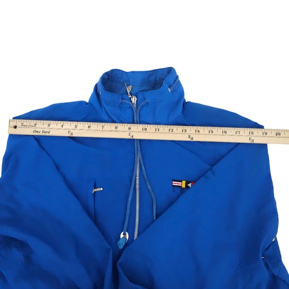 Vtg Catalina Wind Suit Tracksuit Blue Sz M Windbreaker Jacket Pant 80s 90s Retro - Picture 6 of 14